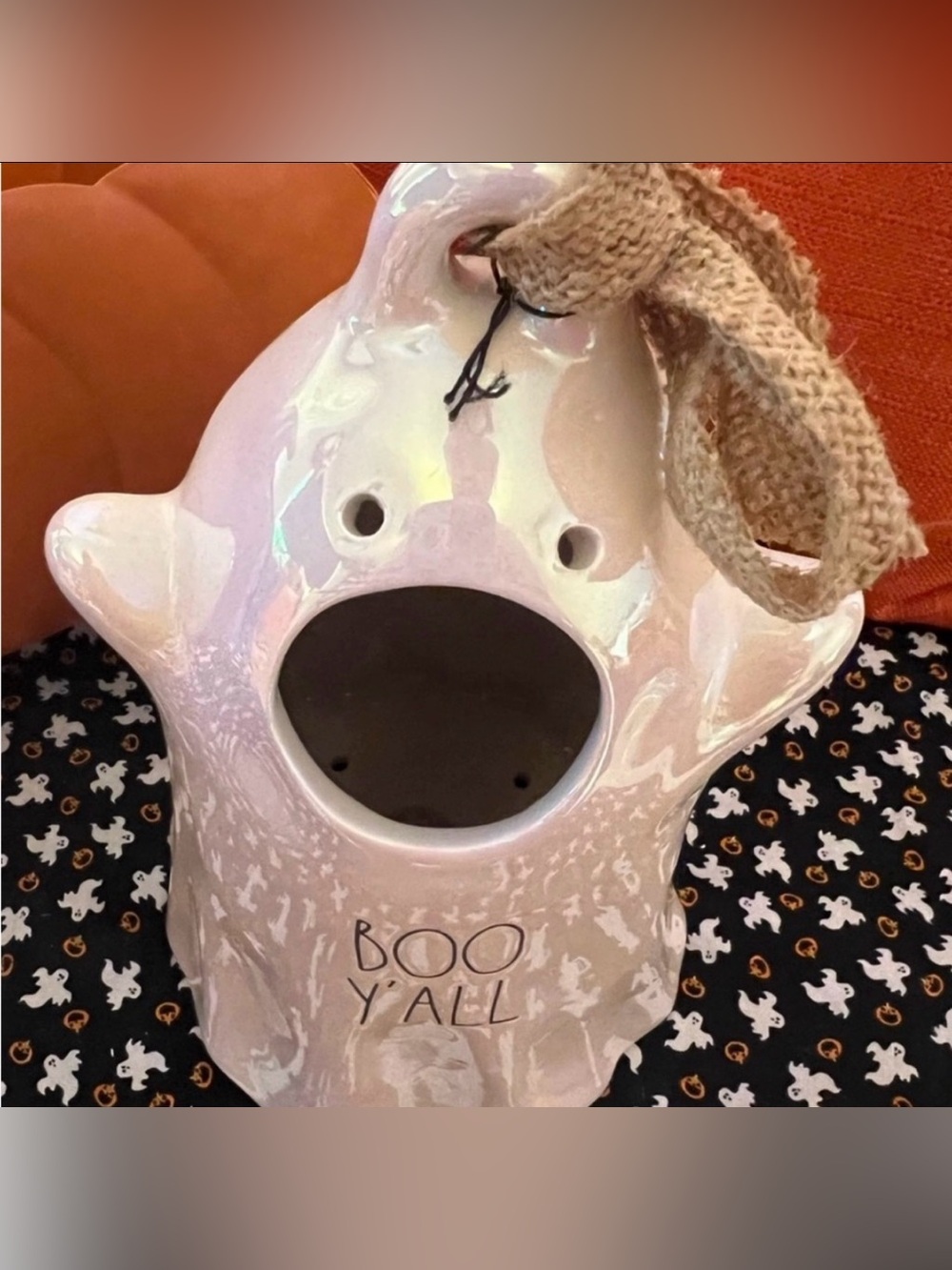 NWT Rae Dunn Ghost Birdhouse